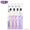 Shuke Wide Head Dense Charcoal Soft Toothbrush 8-Pack