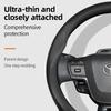 Suitable for Toyota Ultra-Thin Breathable Leather Steering Wheel Cover Suitable for Chr Yaris Auris Rav4 Corolla Hilux Wish Roomy Aqua Prius 30 Probox