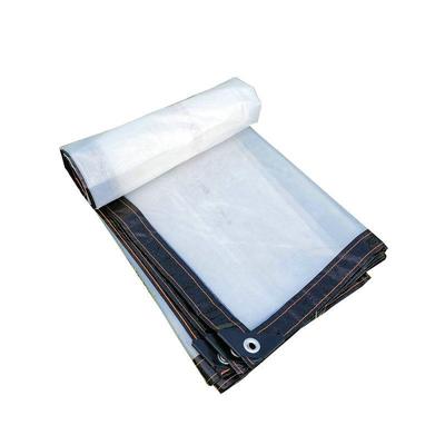 Clear Thickened Edge-Wrapped Rainproof & Windproof Tarpaulin for Flower and Succulent Cold Protection
