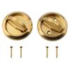 Invisible Door Handles Embedded Concealed Cabinet Handle Knobs Sliding Door Pull Stainless Steel Circular Pull Ring Lock