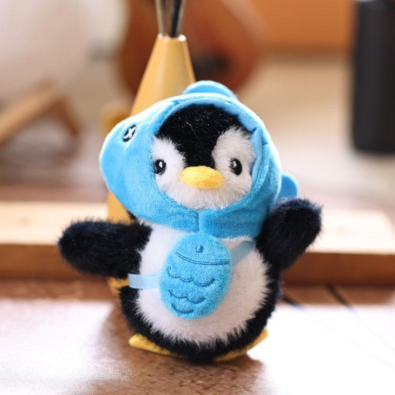 Penguin Fruit Dress Up Plush Toy Cartoon Keychain Backpack Pendant Gift Holiday