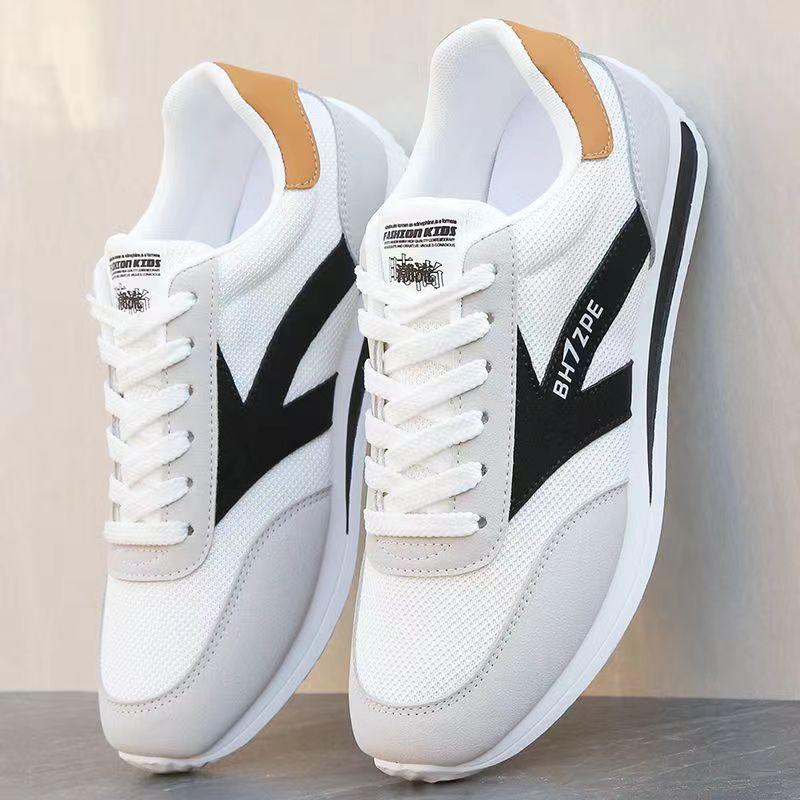 Men's Shoes New Summer Sports Shoes Mesh Casual Board Shoes Male Student Running Shoes