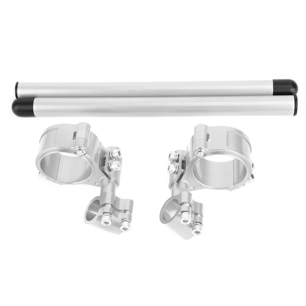 Universal Adjustable Rotatable CNC Billet Clip Ons Fork Tube Handlebar Kit 37mm