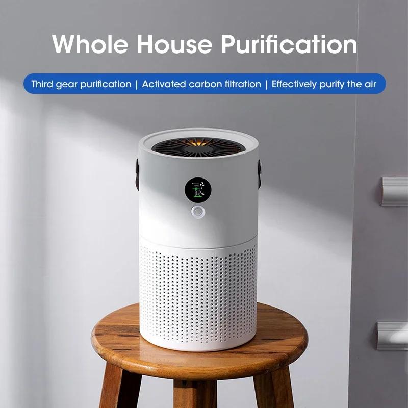 Wireless Portable HEPA Air Purifier for Home, Removes PM2.5 Dust and Formaldehyde, Ideal for Pollen Allergy Relief