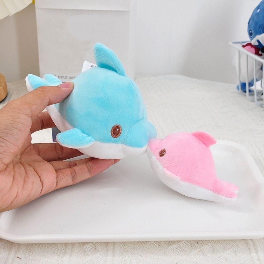 Kiss Models Sea Animal Plush Toy Simulation Pull String Plush Funny Dolphin Shark Doll  Kids Toy