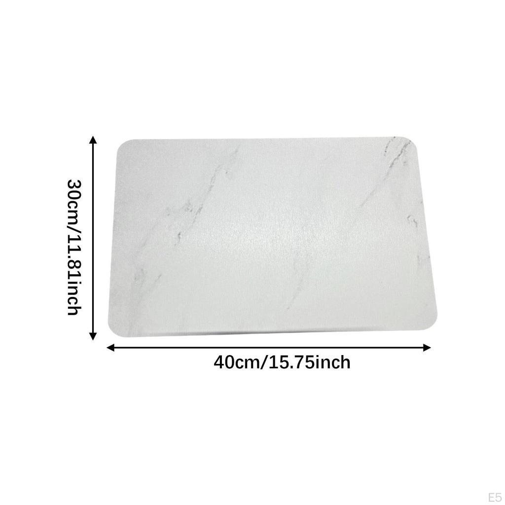 Podložka pod hrnek a hrnek Kuchyňská podložka na pult Diatomová hlína Opakovaně použitelná 30cmx40cm Prostírání na jídelní stůl Podložka pod nádobí