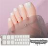 Semi Cured Gel Toe Nail Stickers Manicure Decor UV LED Lamp Semi Cured Gel Design Nail Decals Fashion Nail Sticker