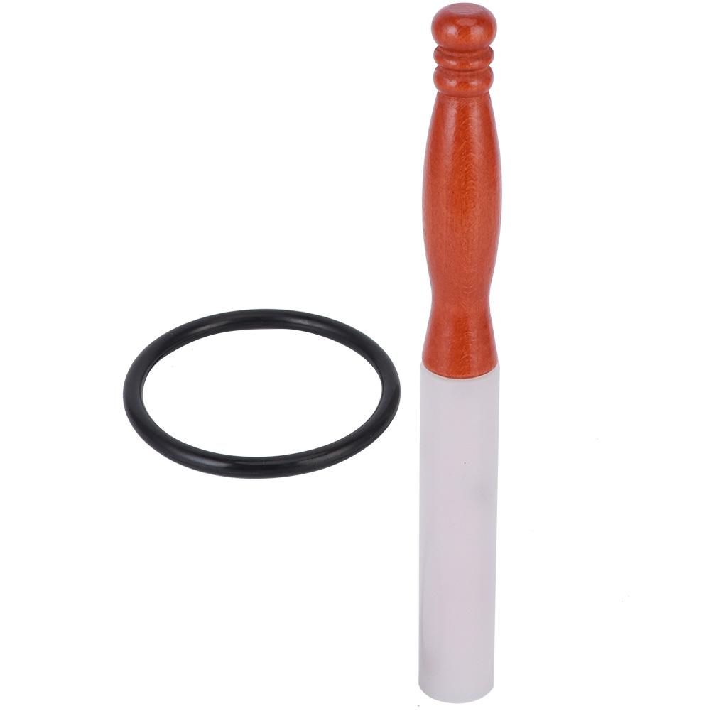 Singing Bowl Mallet Rubber Rod Wooden Handle Stick for Crystal Sound Bowls Accessories