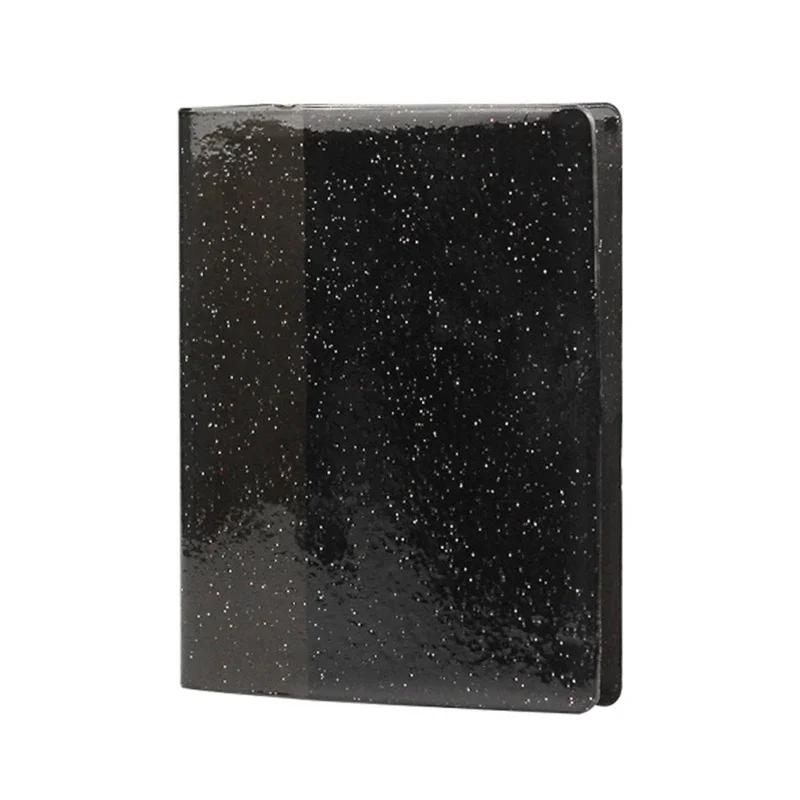 

64 кармана 3 дюйма Quicksand фотоальбом мини мгновенный фото чехол органайзер для хранения Mini 11/9/8/8+ D23 20 дропшиппинг чёрный