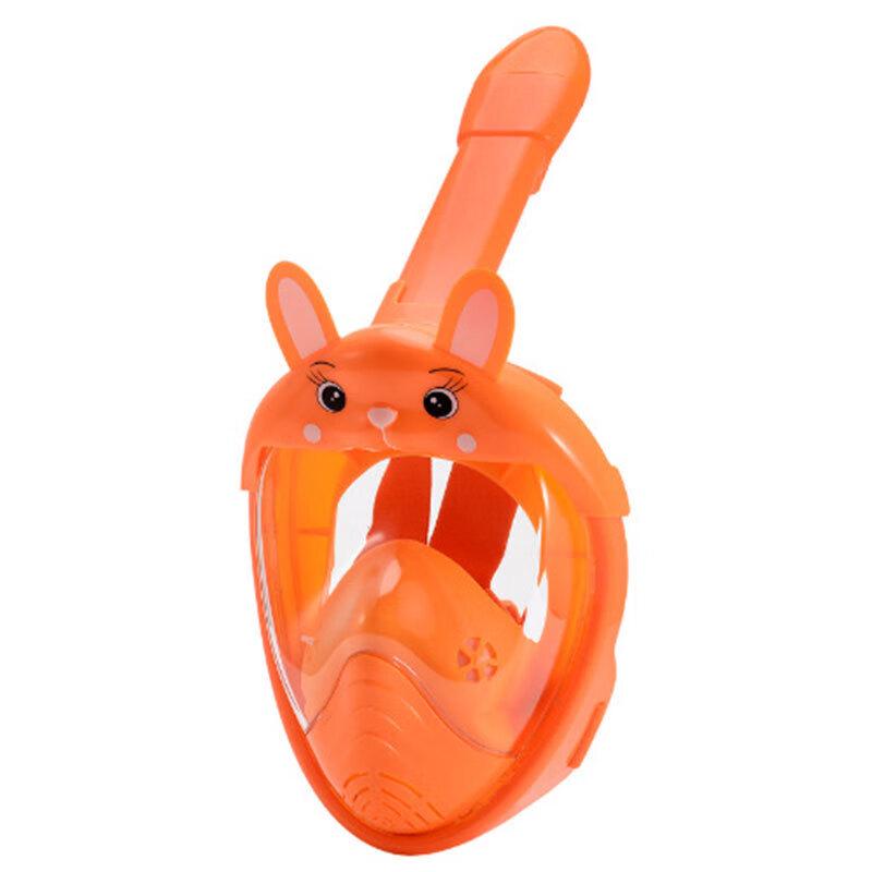 

Kids Full-Face Snorkel Mask with Cartoon Rabbit Design