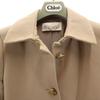 Chloe Stainless collar coat 38 beige With hanger Women Used