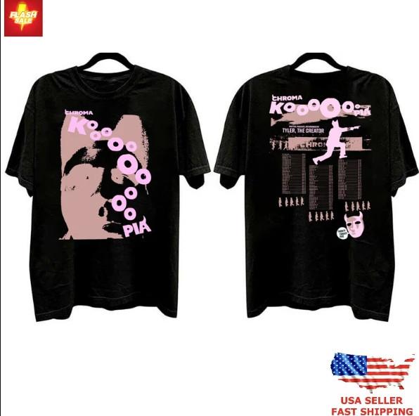 New Apparel Chromakopia Tyler The Creator tour merch 2026 T-shirt size S-5XL L