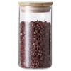 Borosilicate Glass Storage Jar with Bamboo Lid for Cereals, Grains, and Coffee Beans