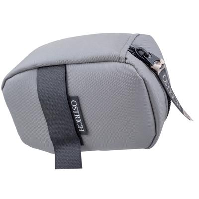 Ostrich Tubular Bag Gray [621-1]