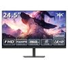 KEY TO COMBAT Gaming Fast IPS FHD 360Hz OC 1ms HDR400 X 2 X 2 sRGB Color Gamut Low Blue Adaptive Tilt VESA H25X7 24.5-inch Monitor, (400Hz Capable),