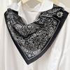 111% Mulberry Silk 71 Square Scarf, New Sky City Professional Decorative Scarf, Commuting To Work Versatile Silk Scarf