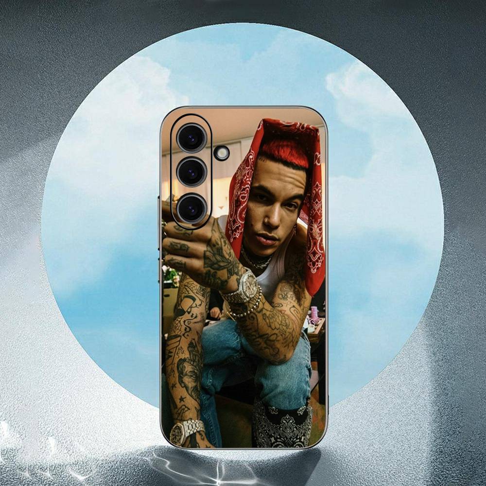 Sfera Ebbasta Luxury Black Phone Case For Samsung Galaxy S23 S24 S25 Ultra S22 Plus S21