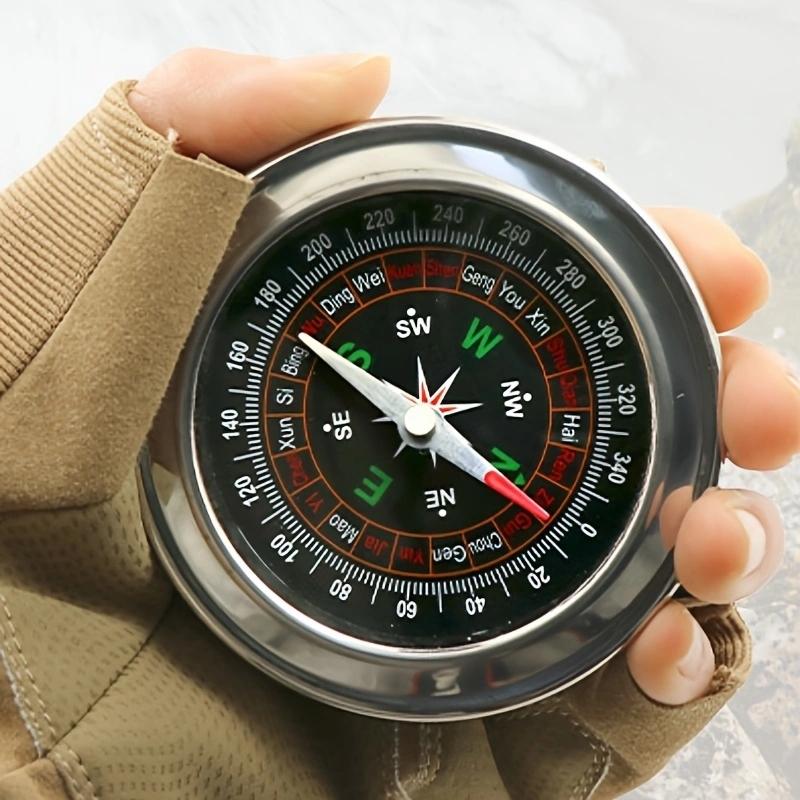 Camping Hiking Compass Navigation Portable Handheld Compass Survival Guider Outdoor Camping Survival Compass
