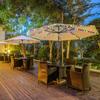 IP67 Umbrella Lights 104 LED String Lights Battery Operated 8 Mode Remote Control For Outdoor Garden Patio Umbrella Camping Tent