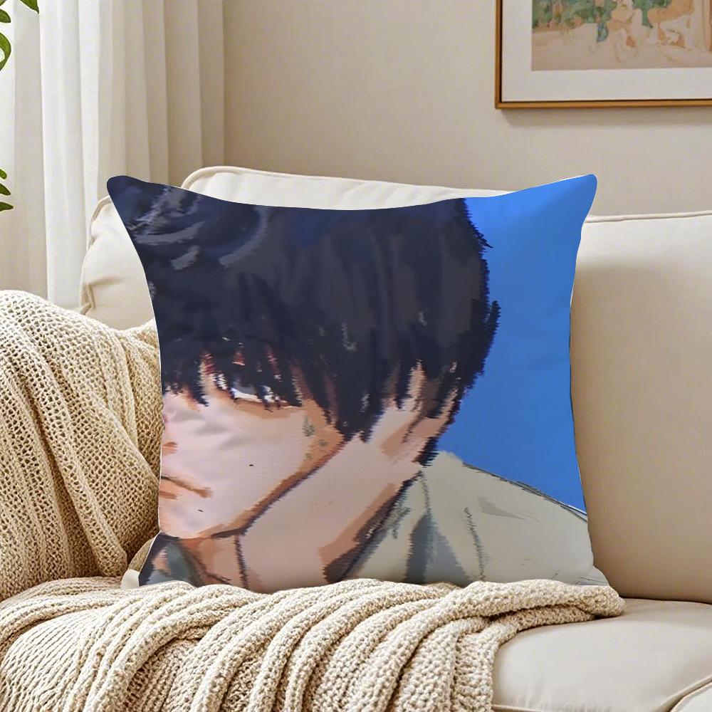 

Supernatural Japanese Manga TThe Summer Hikaru Died Cushion Cover Pillowcase Antidustmite living Room Sofa Decor Cushion Room 30X30cm