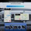 Multifunctional Car Phone Holder with Air Vent and Mirror Hook