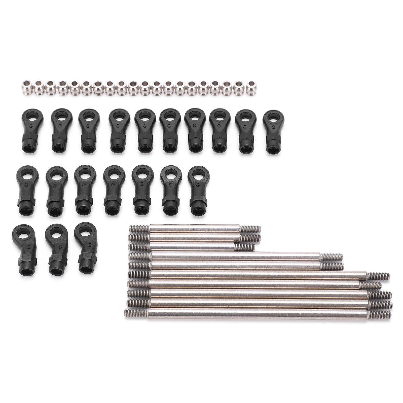 

RC Metal Link Tie Rod Pull Rod with End Ball Set for Traxxas TRX4 324mm Wheelbase 110 RC Car