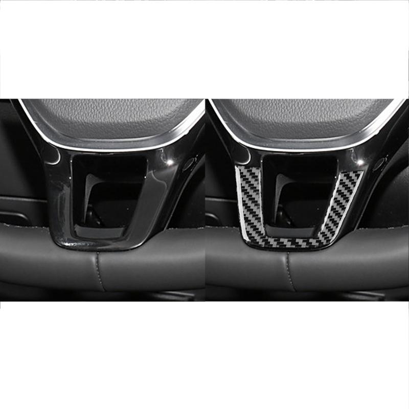 Carbon Fiber Stickers for Volkswagen Sagitar - Car Interior Accessories Steering Wheel Chin Decorative Covering Panel