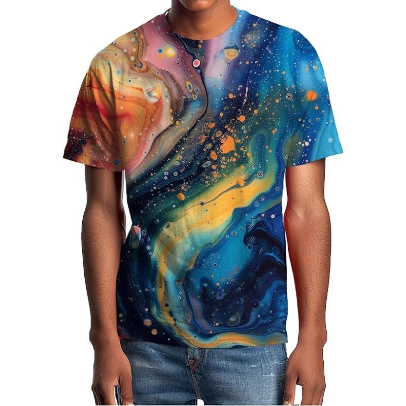

Мужская футболка с 3D-принтом, футболка с коротким рукавом, летняя футболка, оригинальная повседневная футболка большого размера 6XL
