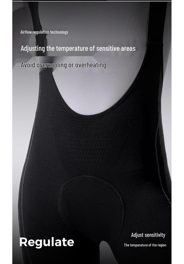 Women's Spring/Autumn Three-Layer Padded Cycling Bib Pants - Dynamic Series
