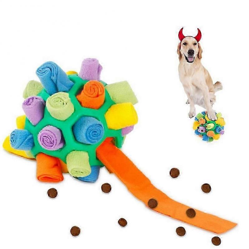 Sniffing Snuffle Ball Dog Toy Interactive Relieve Pressure Puzzle Toy Funny Slower Food Training Toys