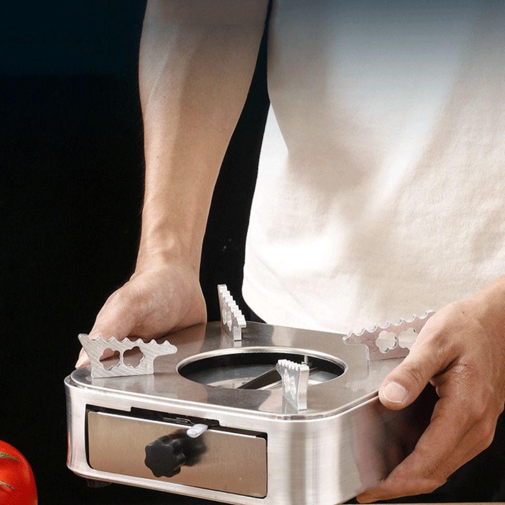 Ultralight Burner Stove Square Camping Furnace Cooker Tool Stainless Steel Alcohol Stove  Trip