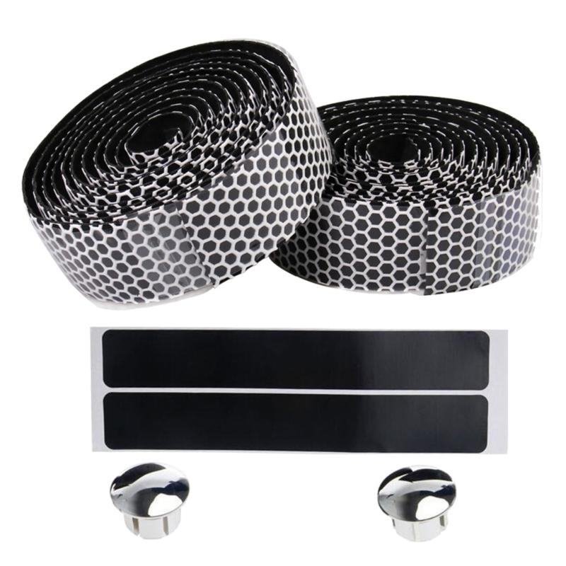 

6.56ft Length Road Bike Handlebar Tapes Better Grip Good Moisture Absorption Dry-Fast Perfect for Road Cycling Bicycles белый