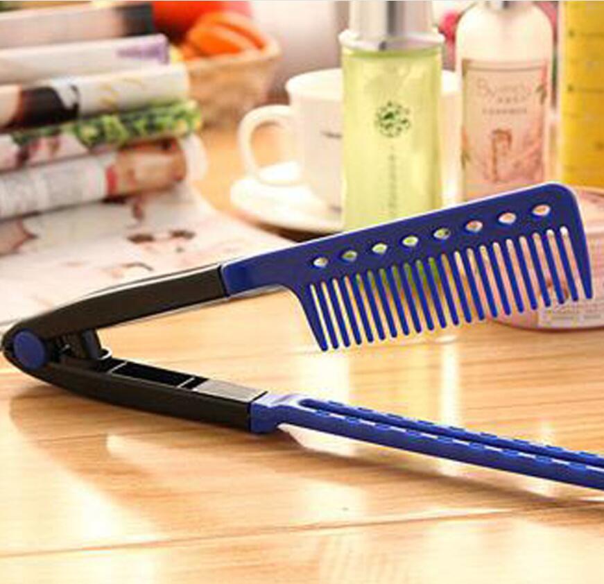 Straight Hair Comb Brush Dry Dryer Iron Hair Shaper Hairdressing Curl Tool
