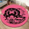 One Piece Tony Tony Chopper Round Area Rug Carpet Rug For Living Room Bedroom Sofa Playroom Decor Nonslip Floor Mat