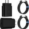 Carregador Tipo C 2 Pacotes 25W PD Carregador de Parede USB Bloco de Carregamento Super Rápido e Cabo de 1,8m para Celular Android para Samsung Galaxy S24