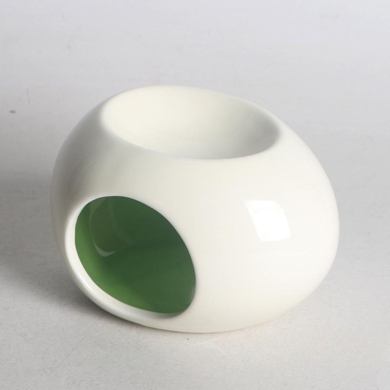 Abstract Aromatherapy Scented Candle Set: Ceramic Warmer & Incense Burner for Home or Spa Décor
