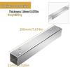 Stainless Steel Weld-Free Square Tube Connector for Shelves - 20/25/30mm