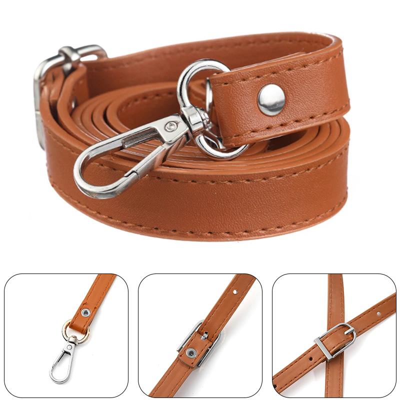 1Pc Artificial Leather Long Shoulder Bags Accessories Replacement Handbag Belt DIY Women Adjustable Crossbody Shoulder Bag Strap