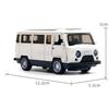1/36 UAZ Travelers Bus in Lega Modello di Auto Giocattolo in Metallo pressofuso Veicoli per Tour Cittadino del Traffico Modello di Auto Simulazione Pull Back Regalo per Bambini