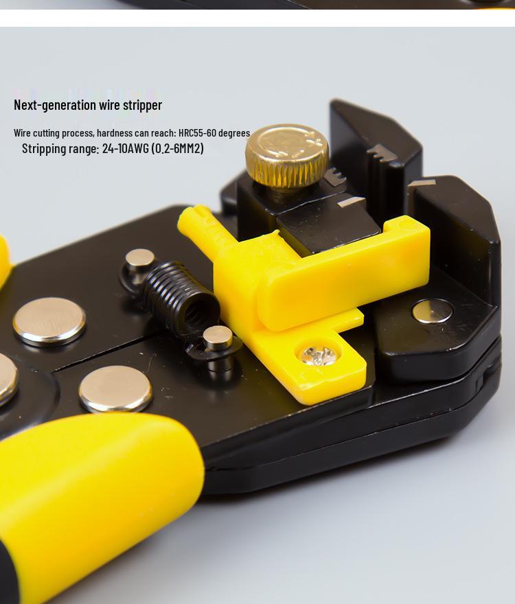 Automatic Multifunctional Wire Stripper, Cutter, and Crimper Pliers