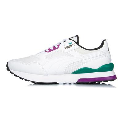 R78 Futr Tkanina Skóra Syntetyczna Wygodne Sportowe Niskie Buty Lifestyle Unisex sneaker Biały Czarny 374895-09