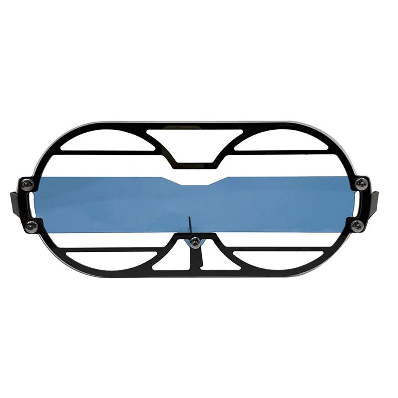 

Head Lamp Grille Cover For Motorcycle Headlight Guard For Moto Guzzi V85TT V 85 TT -2024 Head Lamp Protection Blue Black Blue