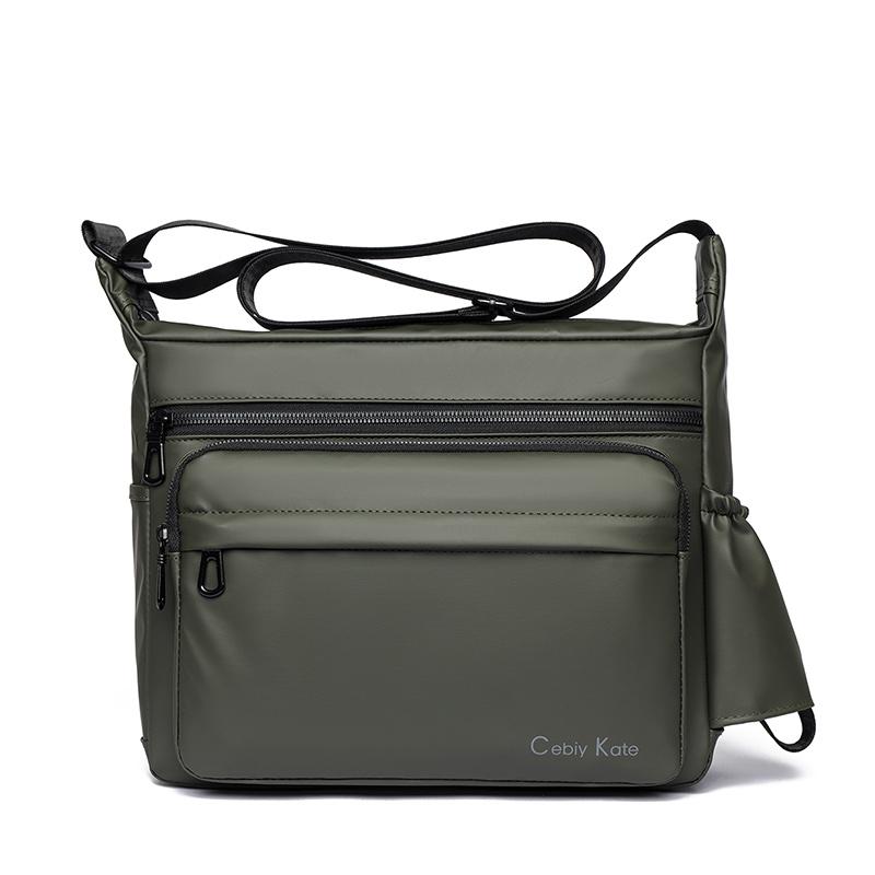 

Мужская наплечная сумка большой вместимости, сумка кроссбоди, дорожная сумка-мессенджер, многосекционная сумка для компьютера армия зеленый