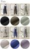 Fabrizm Japanese Kitchen Knee Back Soft Khaki Brown Apron, Length, Cross, Linen,