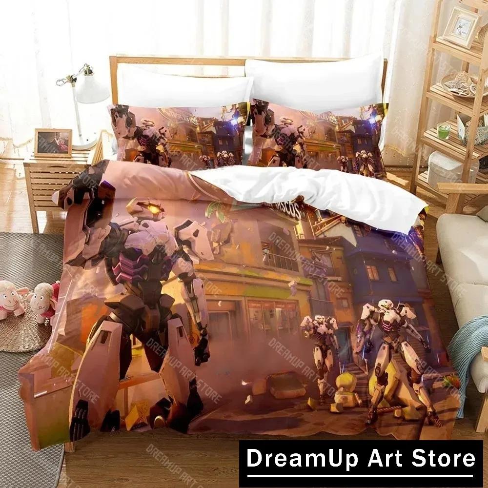 3D Printing Game Overwatch 2 Invasion Bedding Set Single Twin Full Queen King Size Bed Set Adult Kid Bedroom Duvet Cover Sets