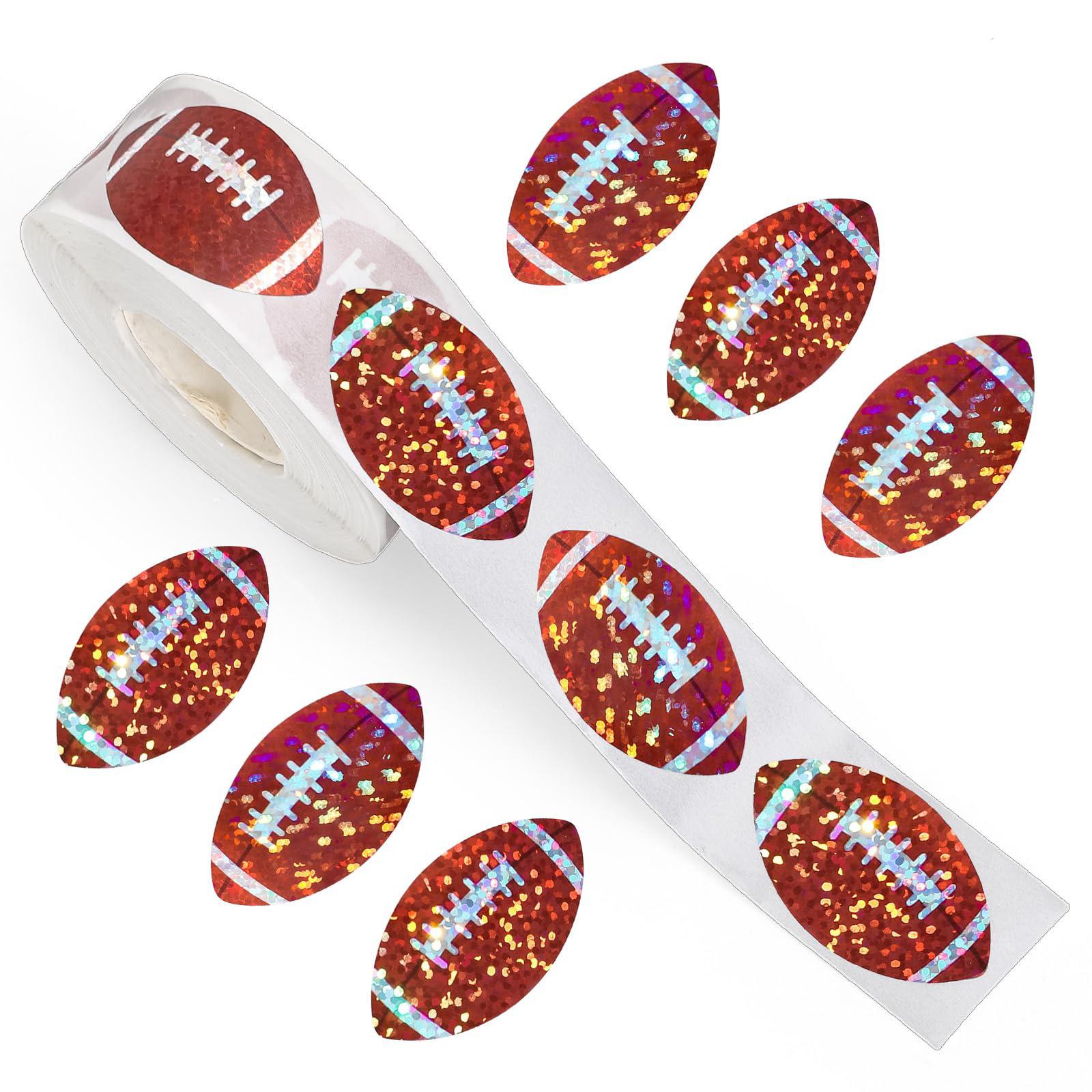 100-500pcs Holographic Rugby Sticker Scrapbook Party Gift Wrapping Label  Rewards Stationery Stickers