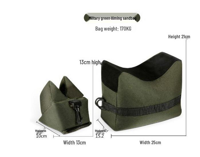 Taktischer Tarn-Sandsack für Outdoor-Maschinengewehrvisier und Schrotflinten-Wangenauflage