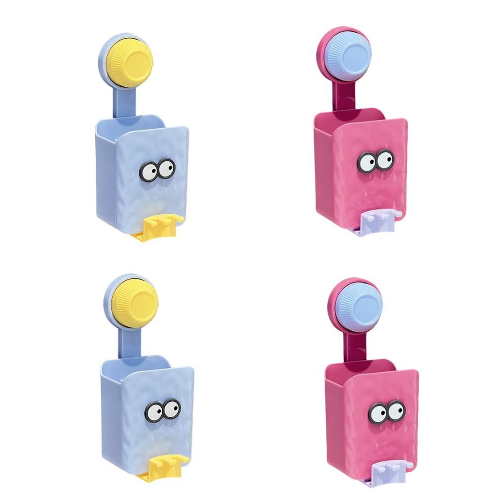 

4 шт. Пластиковый держатель для зубных щеток на присосках, настенный органайзер для зубной пасты, для ванной комнаты