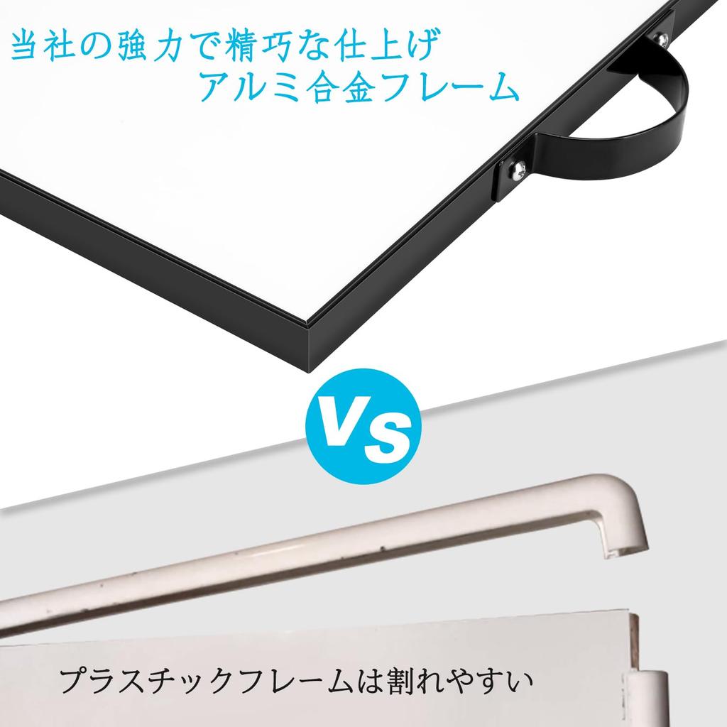 TSJ OFFICE Whiteboard Wall-Mount Mini Magnet A3 Portable Holder Small Wall-Mounted Whiteboard 40cm X 30cm Home Kitchen School Kids Office