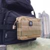 600D Camouflage MOLLE Tactical EDC Waist Pouch for Phone, Coins, and Keys.